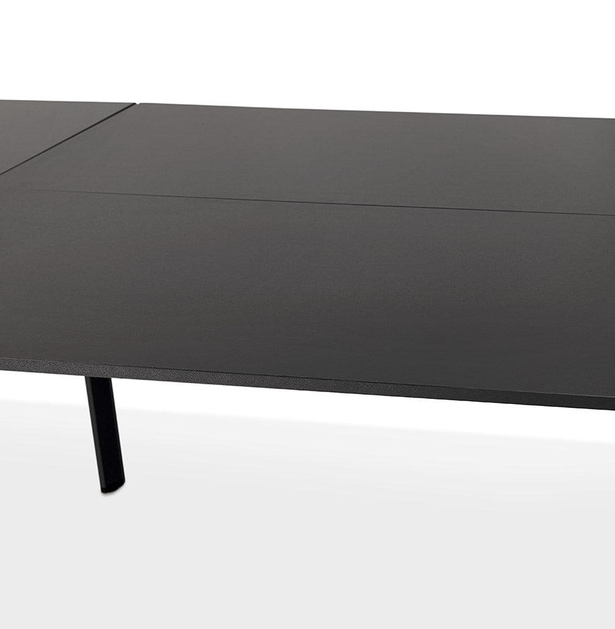 Aristelle | Dubbele Rechte Bureau – Luxe Hout en Metaal – Ruimtebesparend Design-OfficeKing