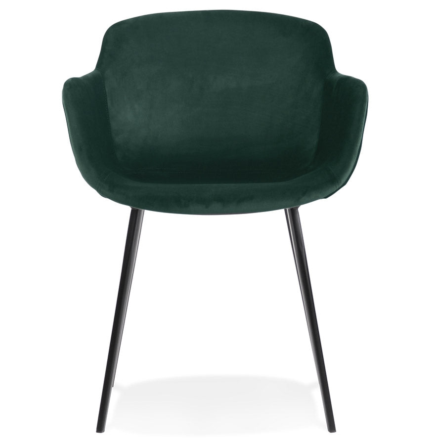 Velora | Luxe armchair in green velvet - elegant comfort