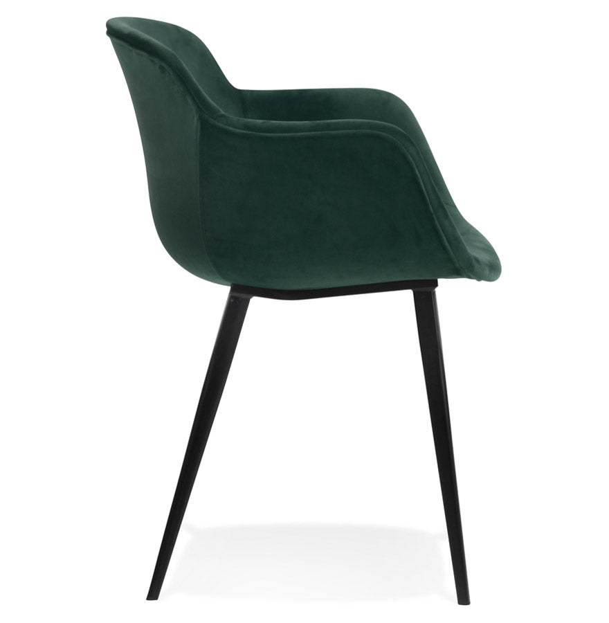Velora | Luxe armchair in green velvet - elegant comfort