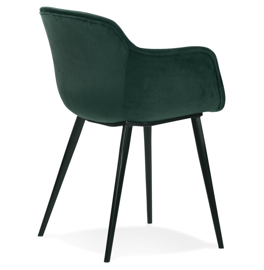 Velora | Luxe armchair in green velvet - elegant comfort