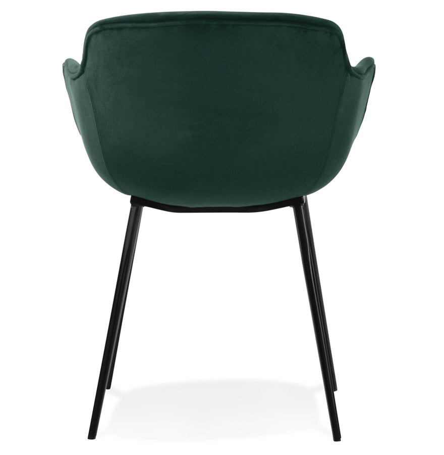 Velora | Luxe armchair in green velvet - elegant comfort