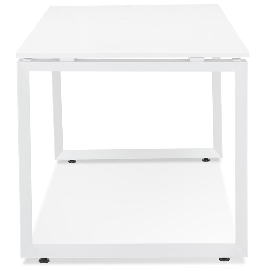 Arboreal | Elegante Bureautafel – wit hout & metaal – compact 120x60 cm-OfficeKing