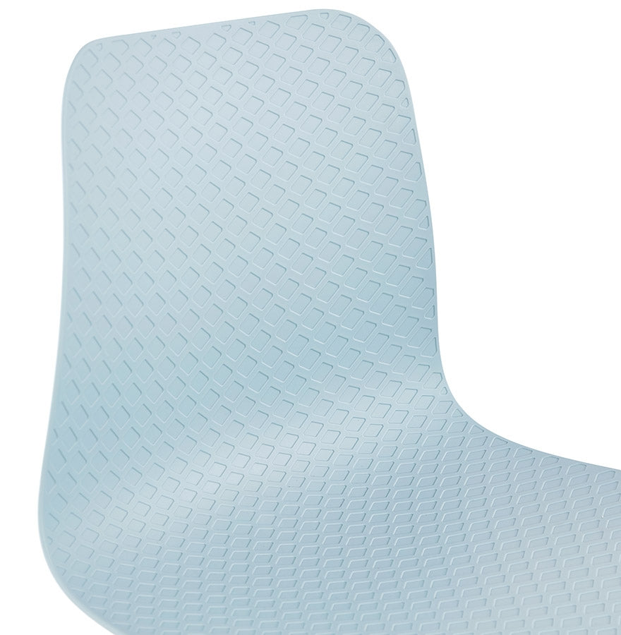 Aurelia | Luxe blauwe fauteuil met metalen voet - modern design