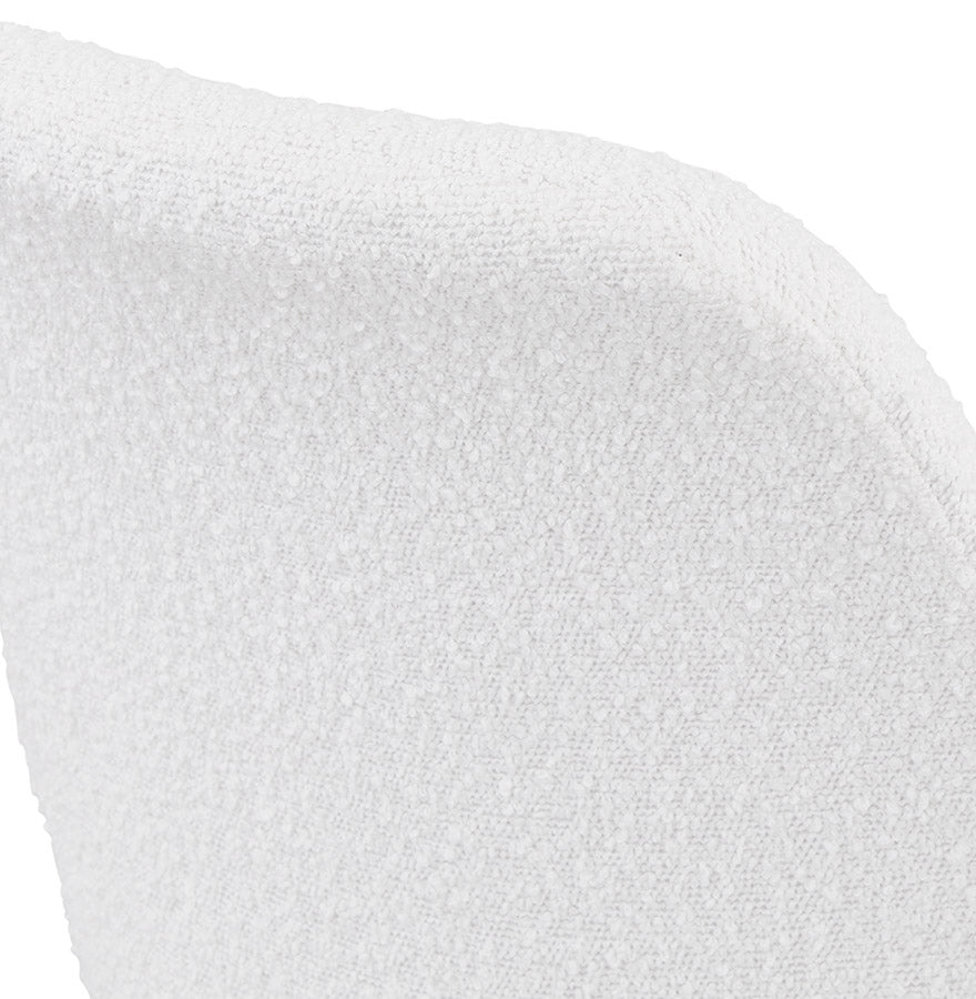 Alurelle | Luxe badstof stoel met zwarte poten-OfficeKing
