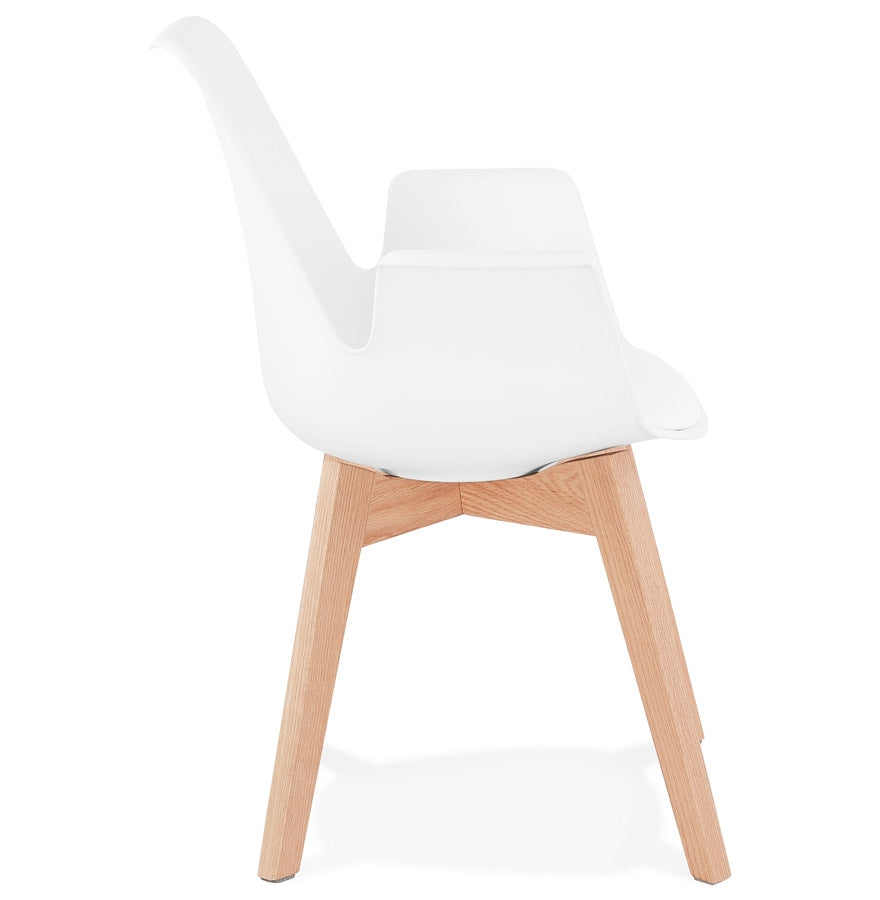 Nordica | Elegante fauteuil met armleuningen – Scandinavisch design – pure luxe