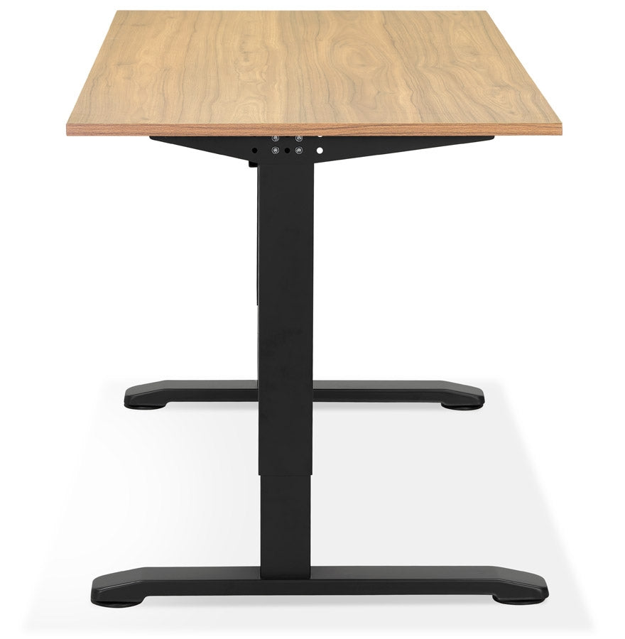 Alureo | Hoogte Verstelbaar Bureau – Elegant Design – Duurzaam Hout & Metaal-OfficeKing