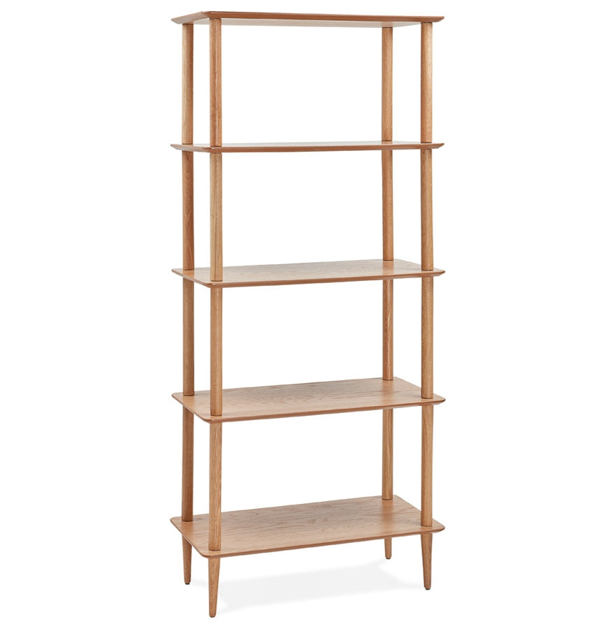 Lunara | Elegante houten wandrek – natuurlijke afwerking-OfficeKing