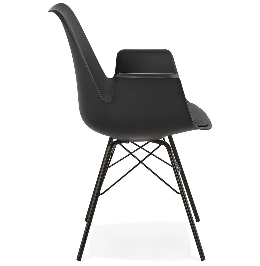 Salyra | Luxe fauteuil met armleuningen – industrieel ontwerp