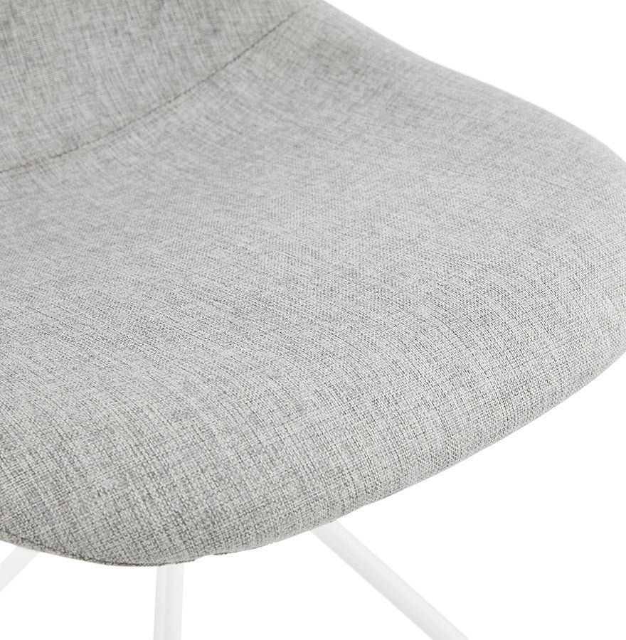 Veloria | Luxe designstoel in grijs stof β elegant en stijlvol-OfficeKing
