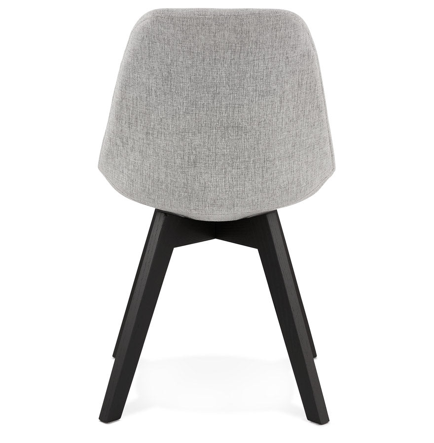 Vellora | Luxe designstoel in grijs stof – elegant en comfortabel-OfficeKing