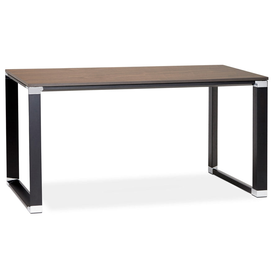 Noblewood | Elegante Designbureau – Notenhout en zwart metaal-OfficeKing