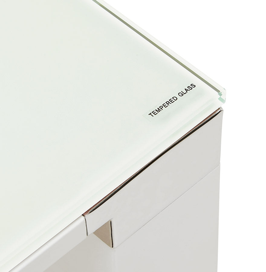 Altrano | Elegantes Direktorialbüro – stilvolles Design aus weißem Glas-OfficeKing