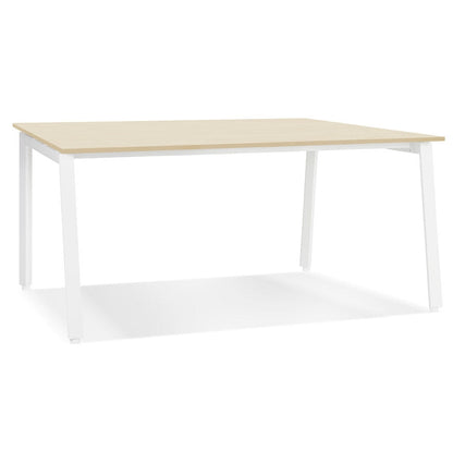 Amalfi | Elegante Bureau van Hout en Metaal – Perfect voor Thuiswerk-OfficeKing