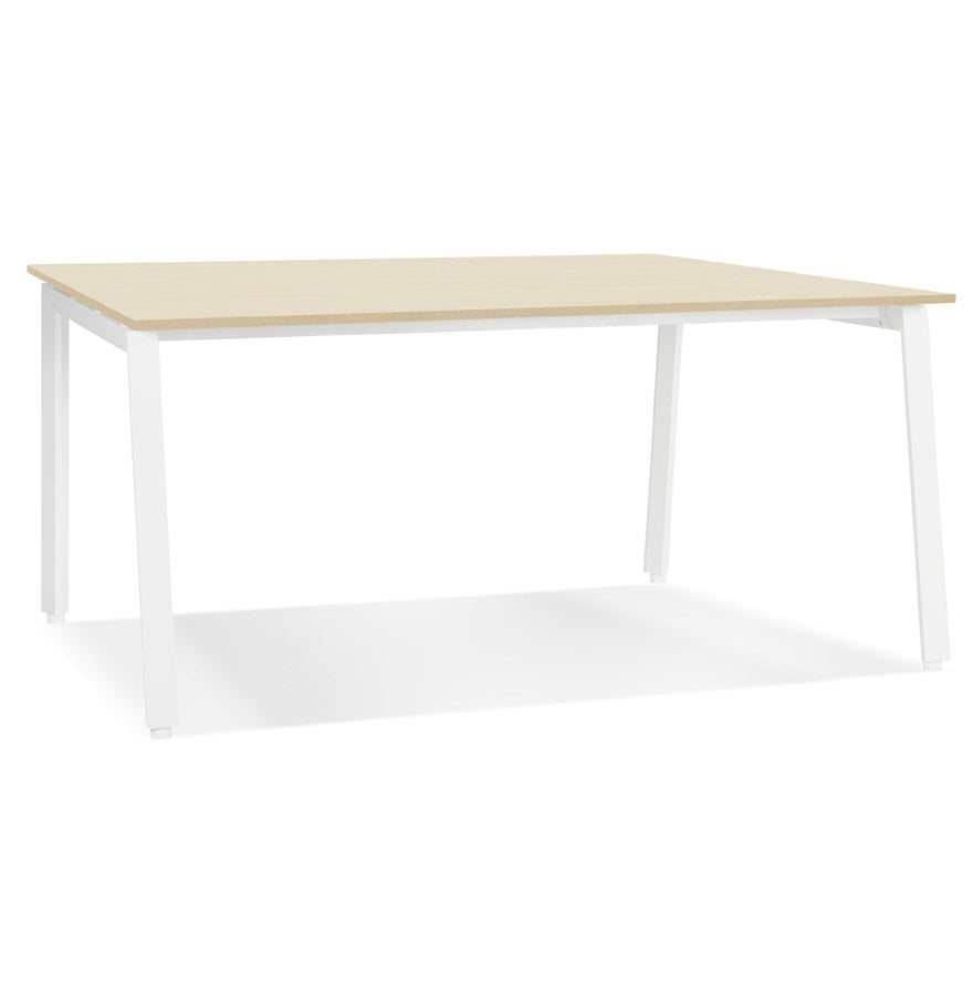 Amalfi | Elegante Bureau van Hout en Metaal – Perfect voor Thuiswerk