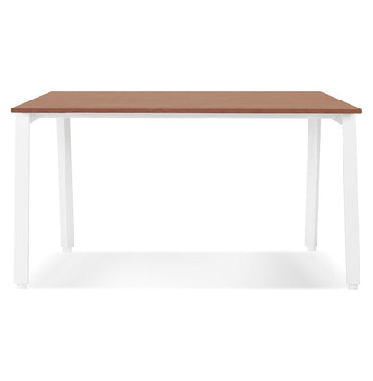 Amadore | Rechteckiger Design-Tisch – edles Holz und modernes Metall-OfficeKing