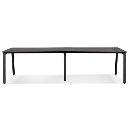 Aristelle | Dubbele Rechte Bureau – Luxe Hout en Metaal – Ruimtebesparend Design-OfficeKing