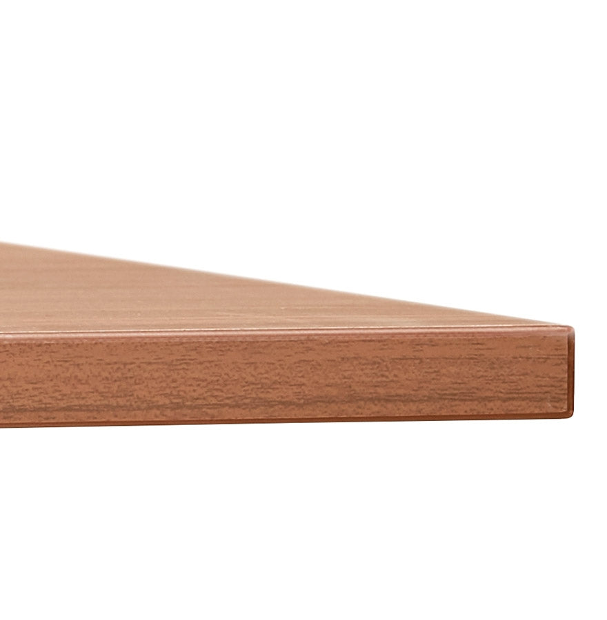 Amalfi | Luxe Dubbele Bureau met Notenhout en Wit Metaal - Elegant en Ruimtelijk