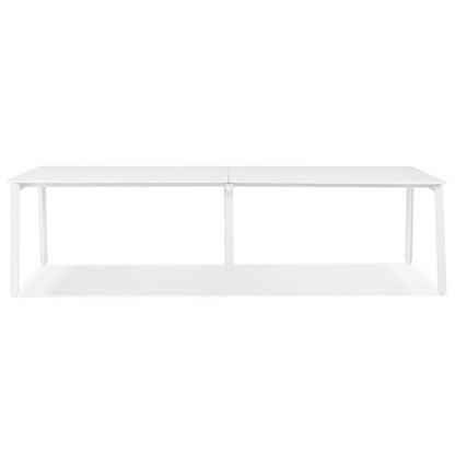Amarion | Dubbel Rechte Bureau – Luxe Hout & Metaal – 280x140 cm-OfficeKing