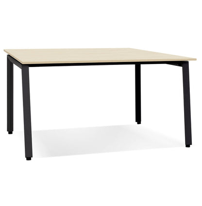 Aurelia | Vergadertafel met luxe afwerking – 160x160 cm-OfficeKing