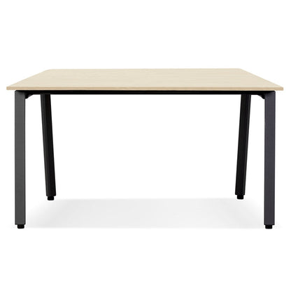 Aurelia | Vergadertafel met luxe afwerking – 160x160 cm-OfficeKing