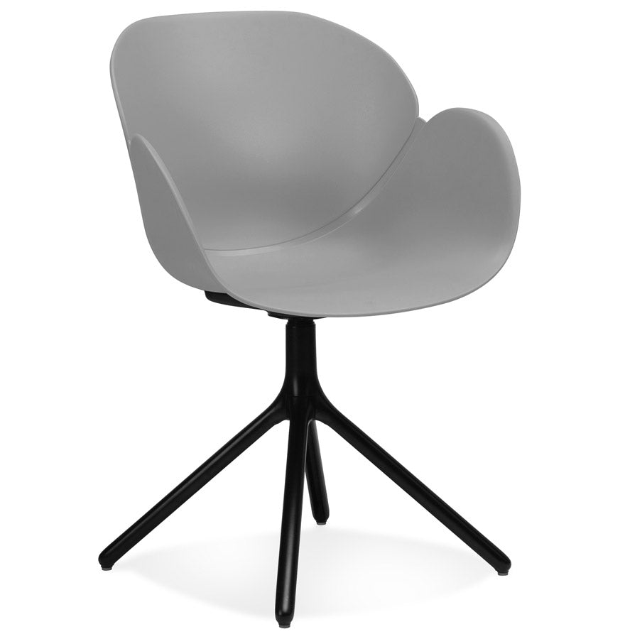Arista | Luxe grijze fauteuil met armleuningen - stijlvol en comfortabel