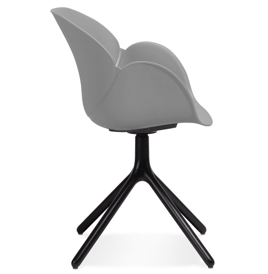 Arista | Luxe grijze fauteuil met armleuningen - stijlvol en comfortabel