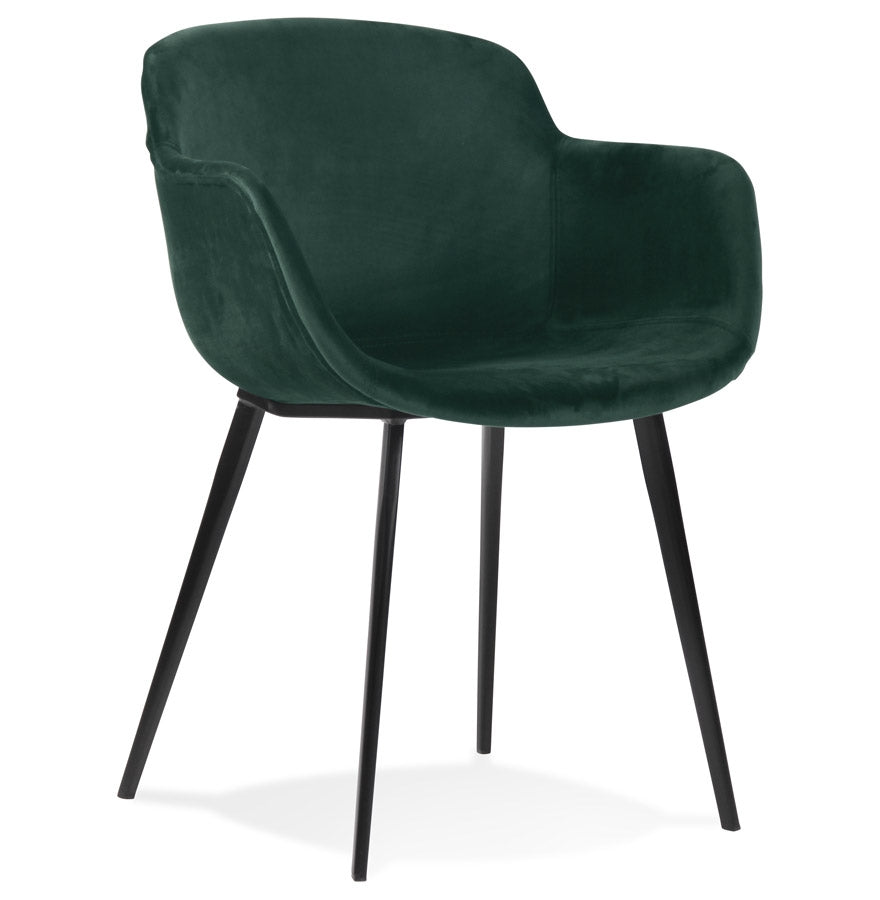 Velora | Luxe armchair in green velvet - elegant comfort