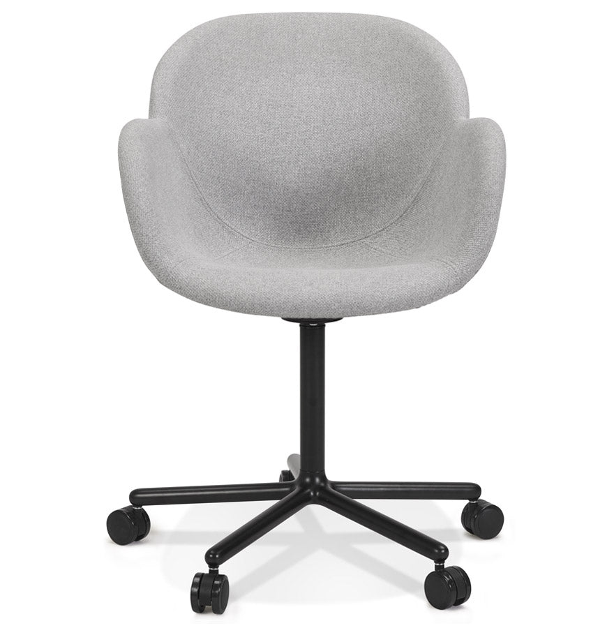 Aurelia | Luxe lichtgrijze bureaustoel met armleuningen - Ergonomisch en stijlvol