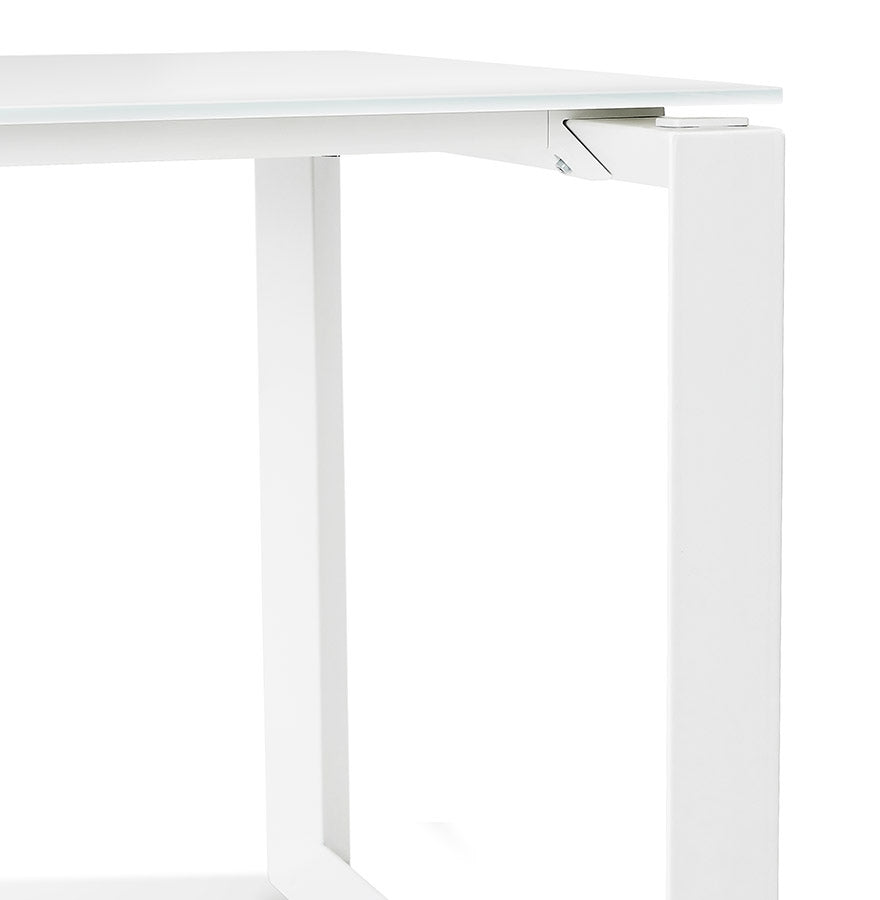 Aurelia | Elegante Bürotisch aus Glas und Metall – zeitloses Design – 120x60 cm-OfficeKing