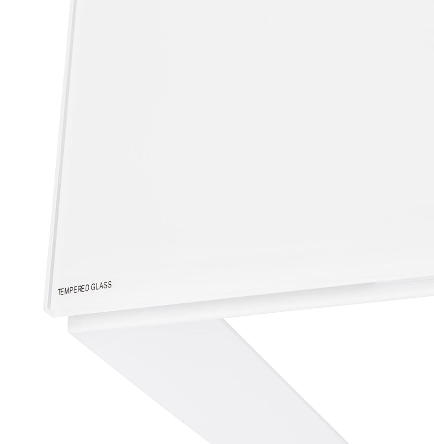 Aurelia | Elegante Bürotisch aus Glas und Metall – zeitloses Design – 120x60 cm-OfficeKing
