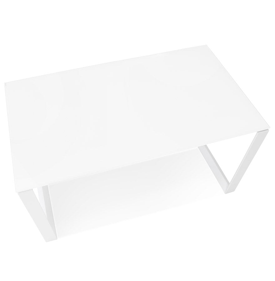 Aurelia | Elegante Bürotisch aus Glas und Metall – zeitloses Design – 120x60 cm-OfficeKing