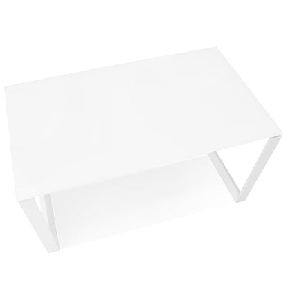 Aurelia | Elegante Bürotisch aus Glas und Metall – zeitloses Design – 120x60 cm-OfficeKing
