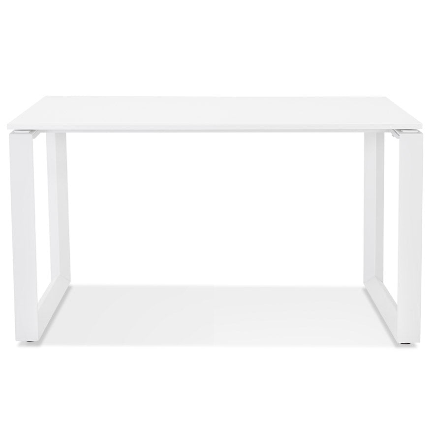Arboreal | Elegante Bureautafel – wit hout & metaal – compact 120x60 cm-OfficeKing