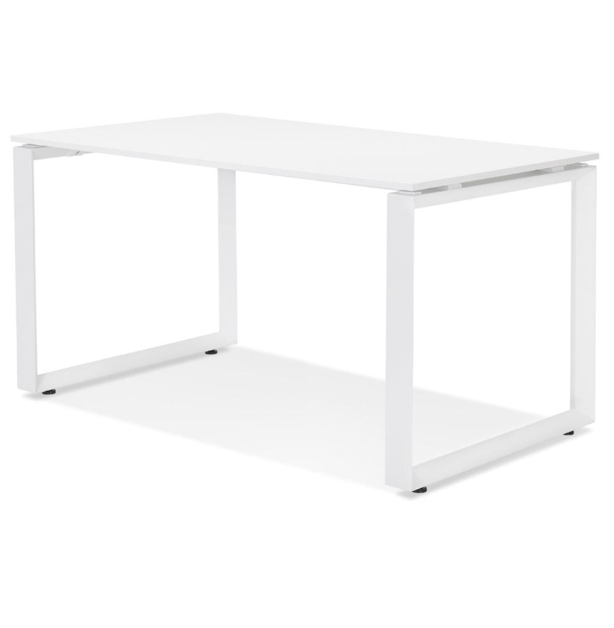 Arboreal | Elegante Bureautafel – wit hout & metaal – compact 120x60 cm-OfficeKing