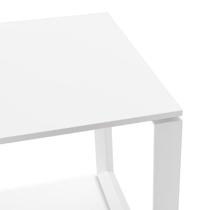Aurelia | Elegante Bureau van Wit Hout en Metaal – Ruimtelijk en Stijlvol-OfficeKing