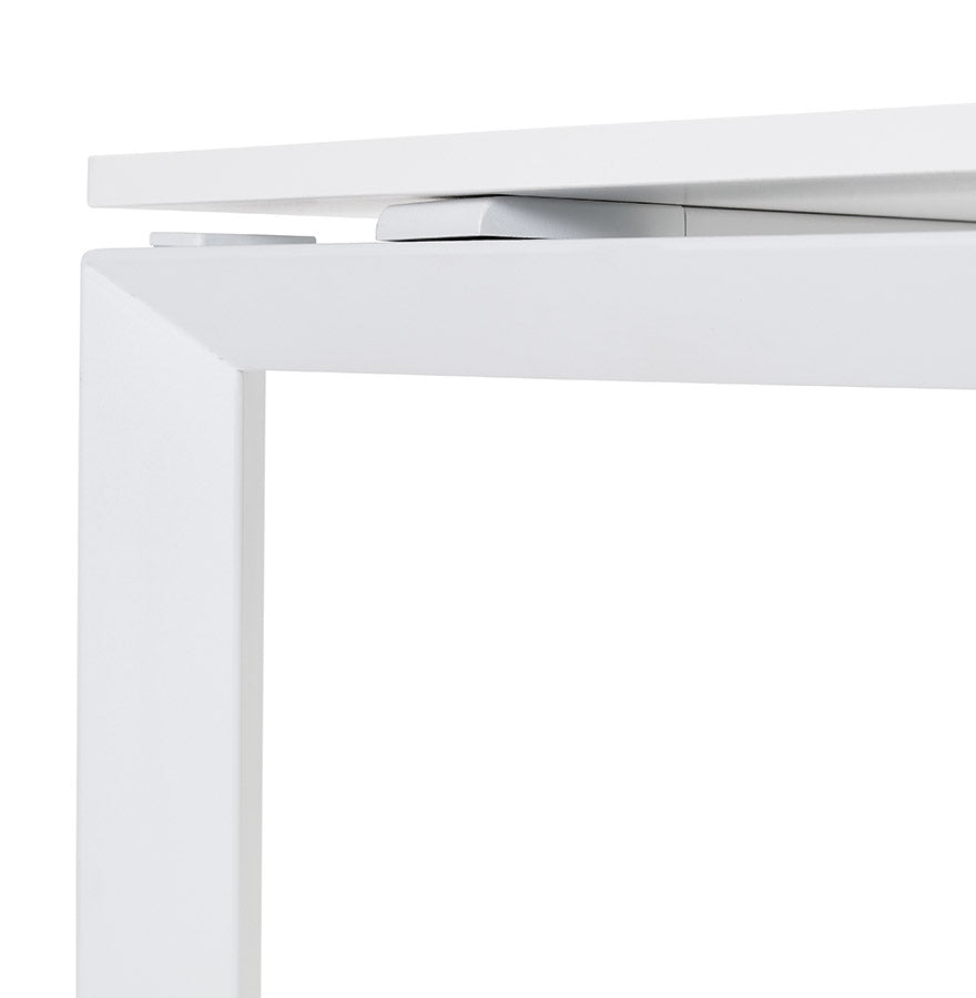 Aurelia | Elegante Bureau van Wit Hout en Metaal – Ruimtelijk en Stijlvol-OfficeKing