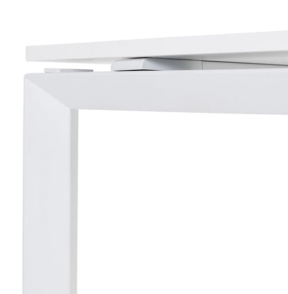 Aurelia | Elegante Bureau van Wit Hout en Metaal – Ruimtelijk en Stijlvol-OfficeKing