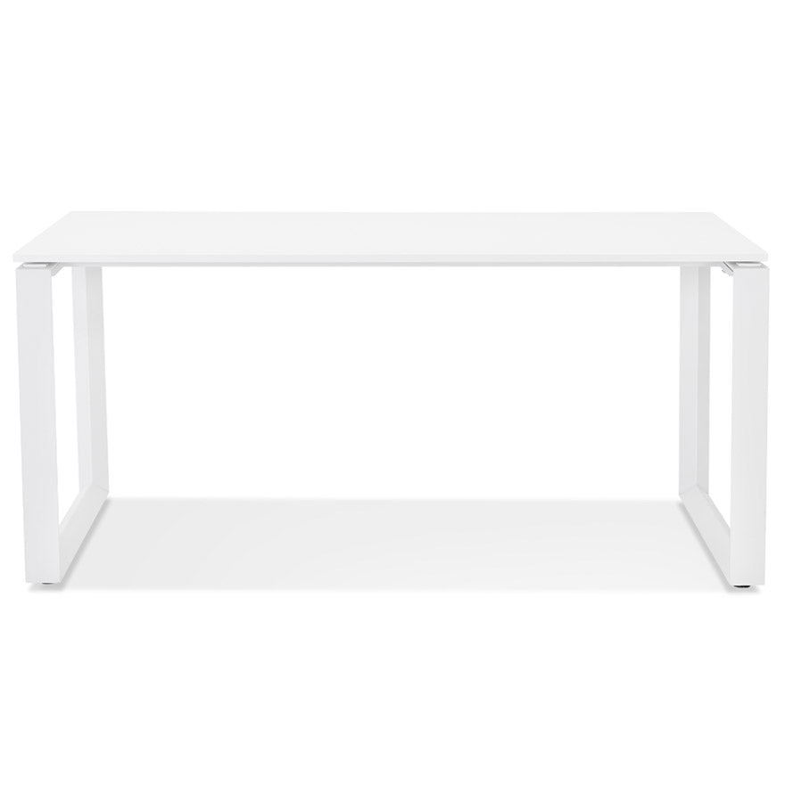 Aurelia | Elegante Bureau van Wit Hout en Metaal – Ruimtelijk en Stijlvol-OfficeKing