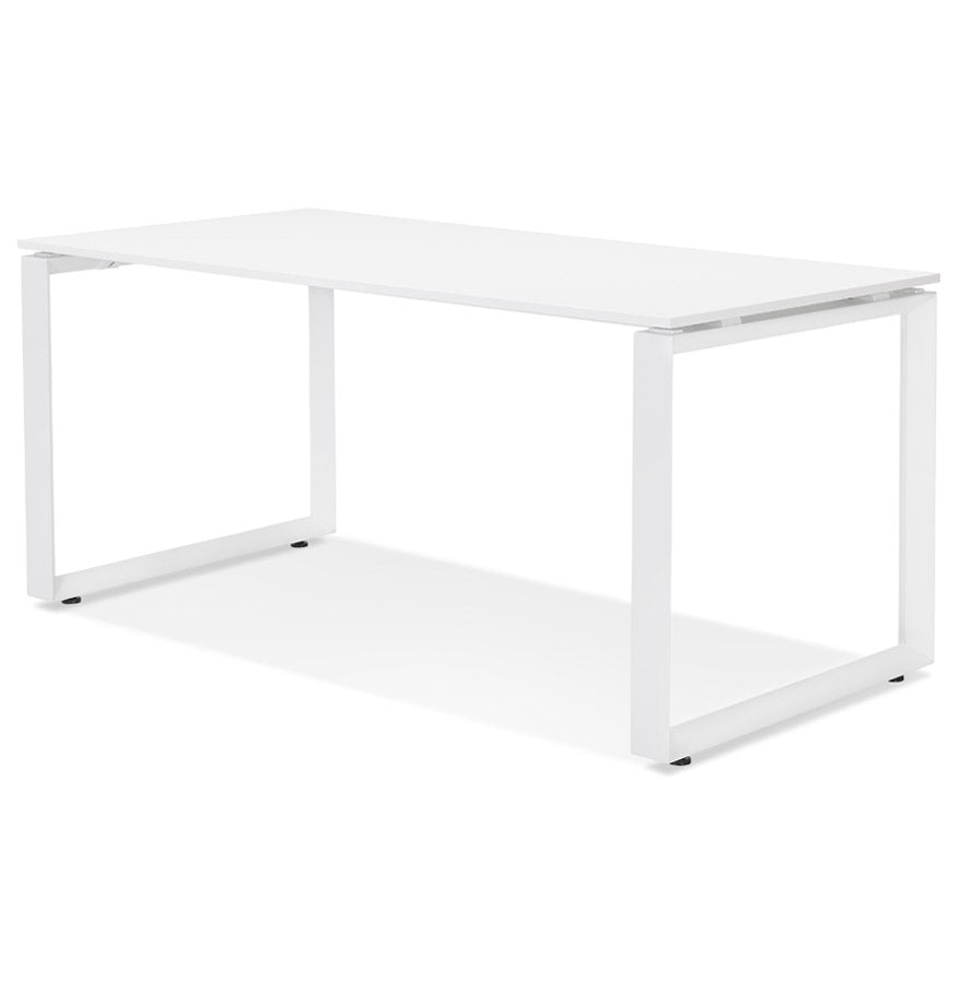 Aurelia | Elegante Bureau van Wit Hout en Metaal – Ruimtelijk en Stijlvol-OfficeKing