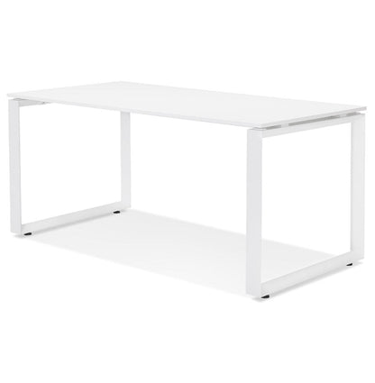 Aurelia | Elegante Bureau van Wit Hout en Metaal – Ruimtelijk en Stijlvol-OfficeKing