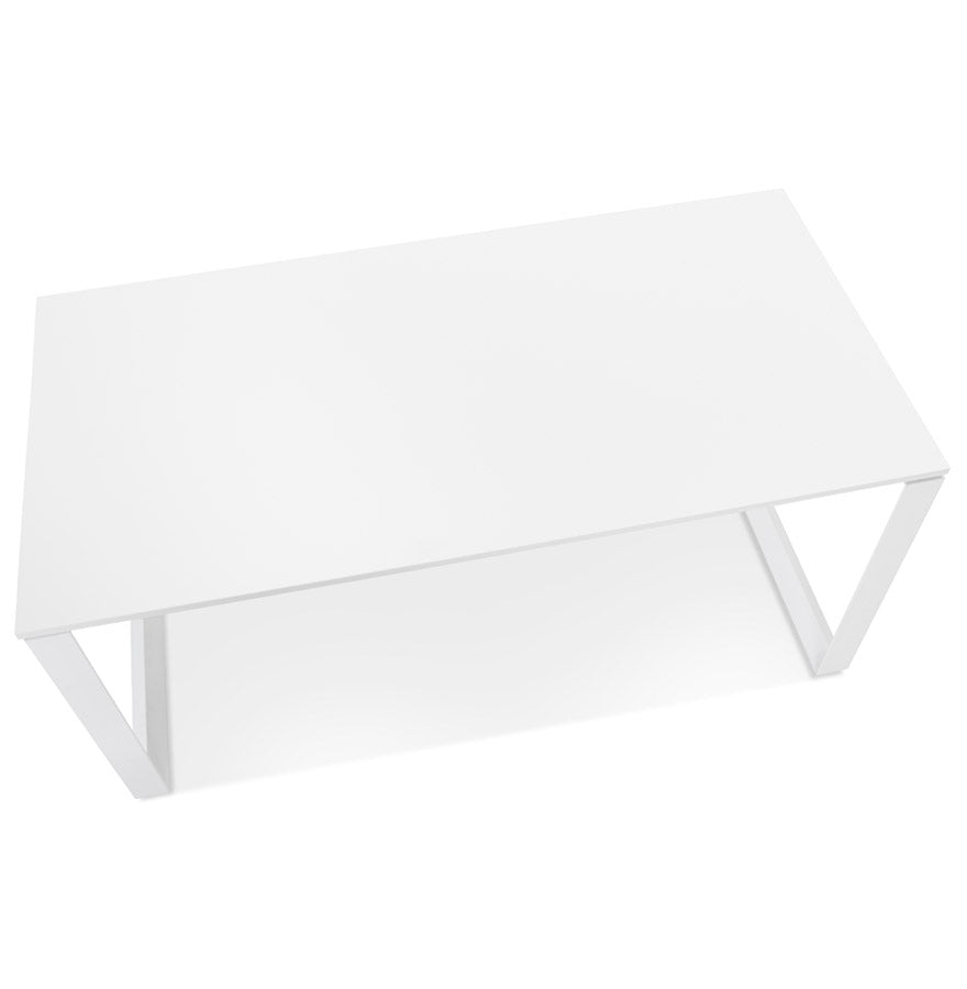 Aurelia | Elegante Bureau van Wit Hout en Metaal – Ruimtelijk en Stijlvol-OfficeKing