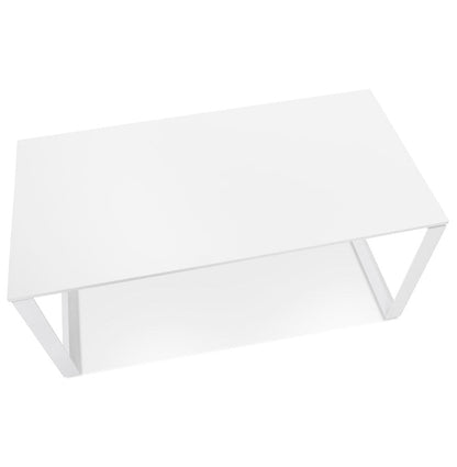 Aurelia | Elegante Bureau van Wit Hout en Metaal – Ruimtelijk en Stijlvol-OfficeKing