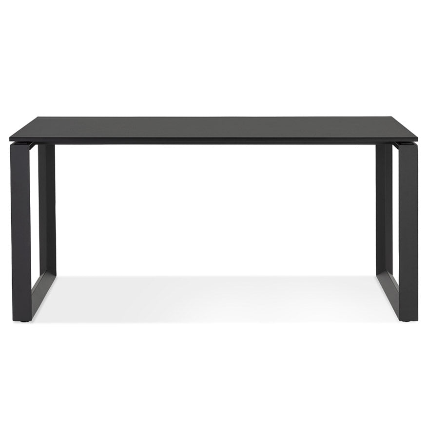 Noxara | Elegante Bureau van Zwart Hout en Metaal – Ruimtelijk en Stijlvol-OfficeKing