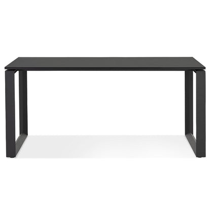 Noxara | Elegante Bureau van Zwart Hout en Metaal – Ruimtelijk en Stijlvol-OfficeKing