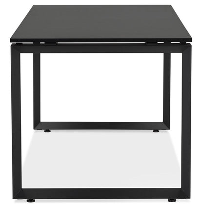 Noxara | Elegante Bureau van Zwart Hout en Metaal – Ruimtelijk en Stijlvol-OfficeKing