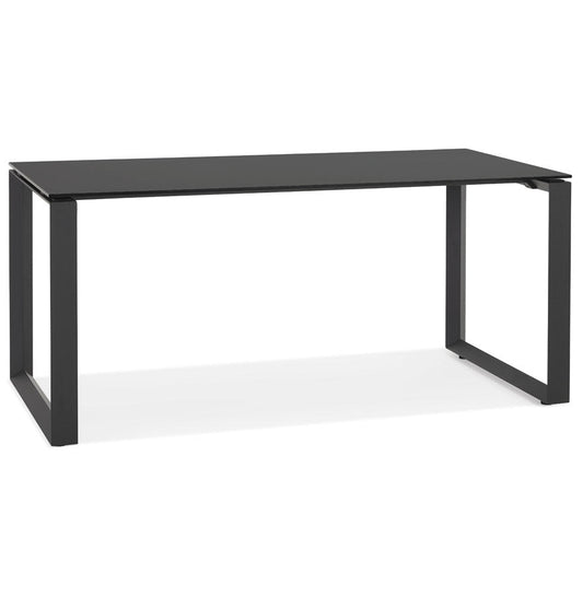 Zentara | Eleganter Schreibtisch aus Glas und Metall – stilvolles Design – 160x80 cm-OfficeKing