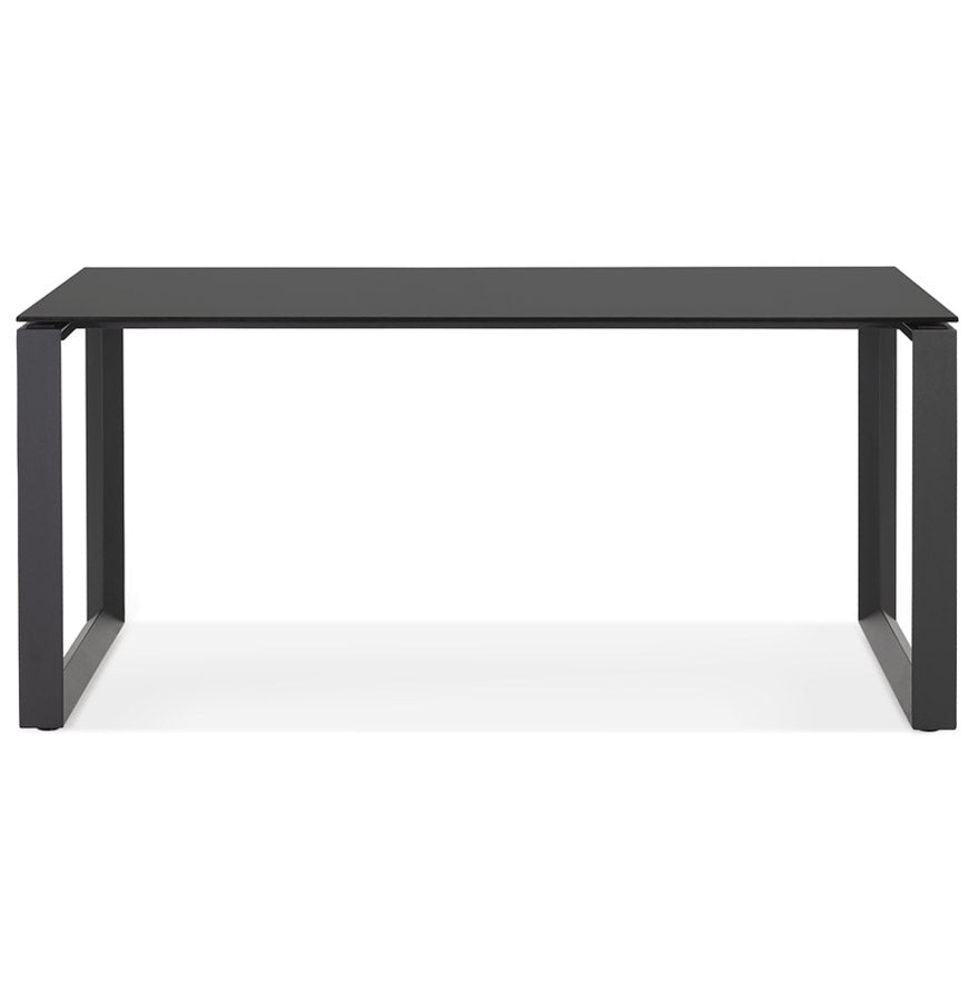 Zentara | Eleganter Schreibtisch aus Glas und Metall – stilvolles Design – 160x80 cm-OfficeKing