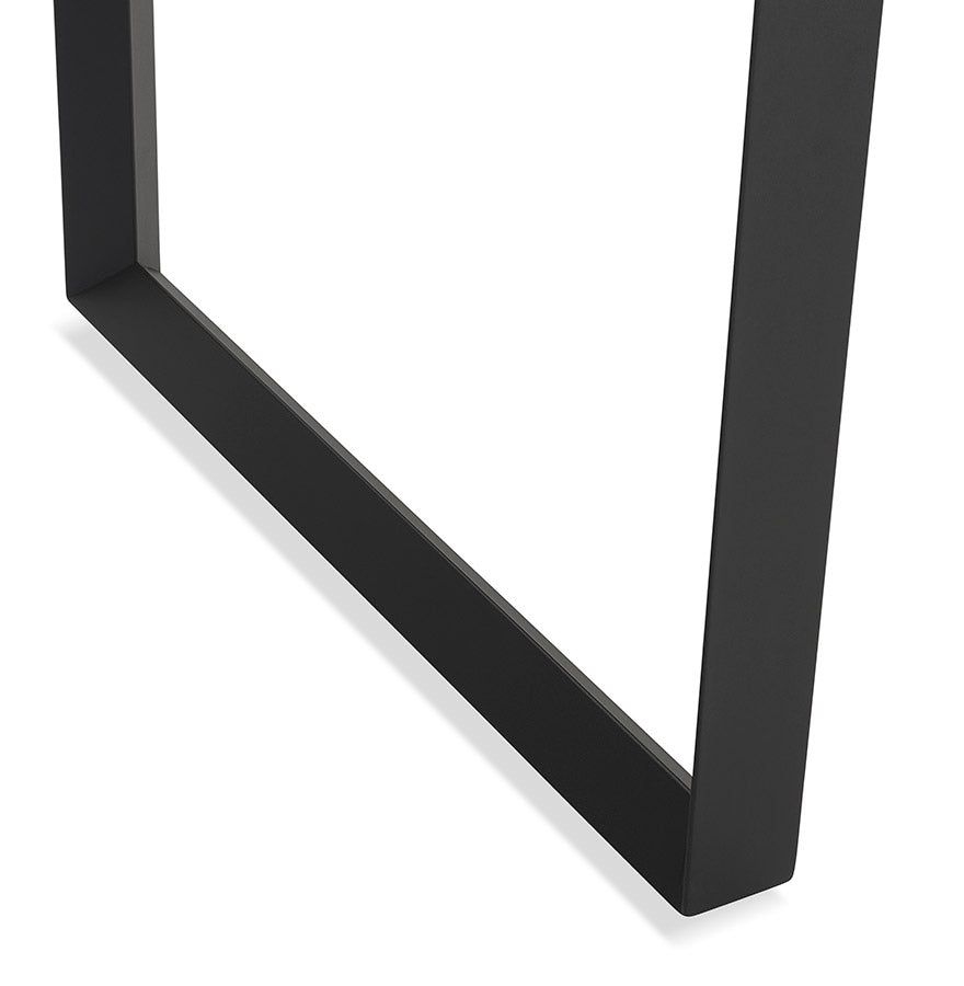 Veridien | Rechteckiger Design Tisch – Edle Notenhölzer & modernes Schwarz-OfficeKing
