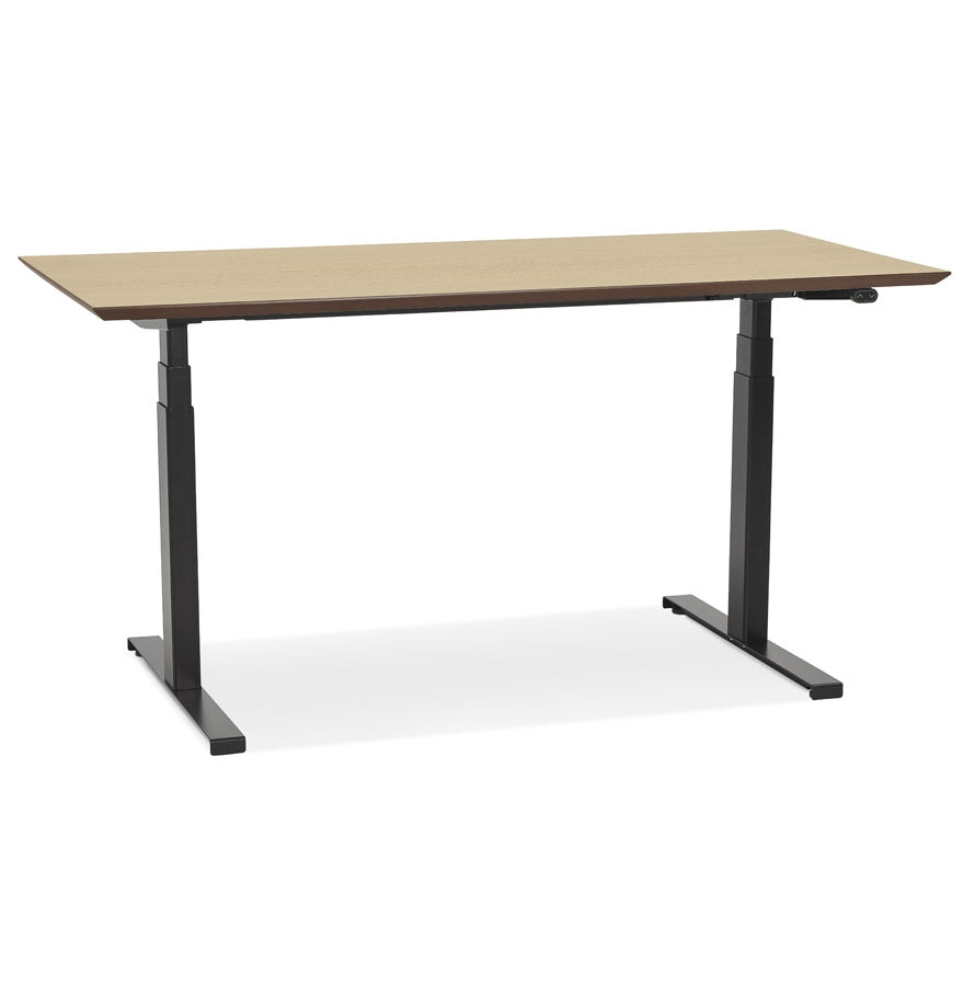 Natura | Luxe Elektrisch Zit/Sta-Bureau – Natuurlijke Houtafwerking – 150x70 cm