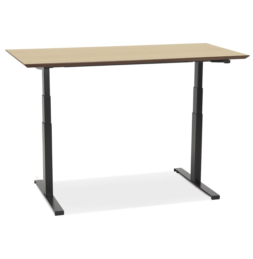 Natura | Luxe Elektrisch Zit/Sta-Bureau – Natuurlijke Houtafwerking – 150x70 cm